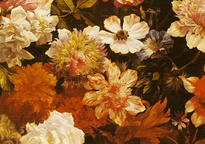 Detail of Flowers by Michelangelo Cerquozzi